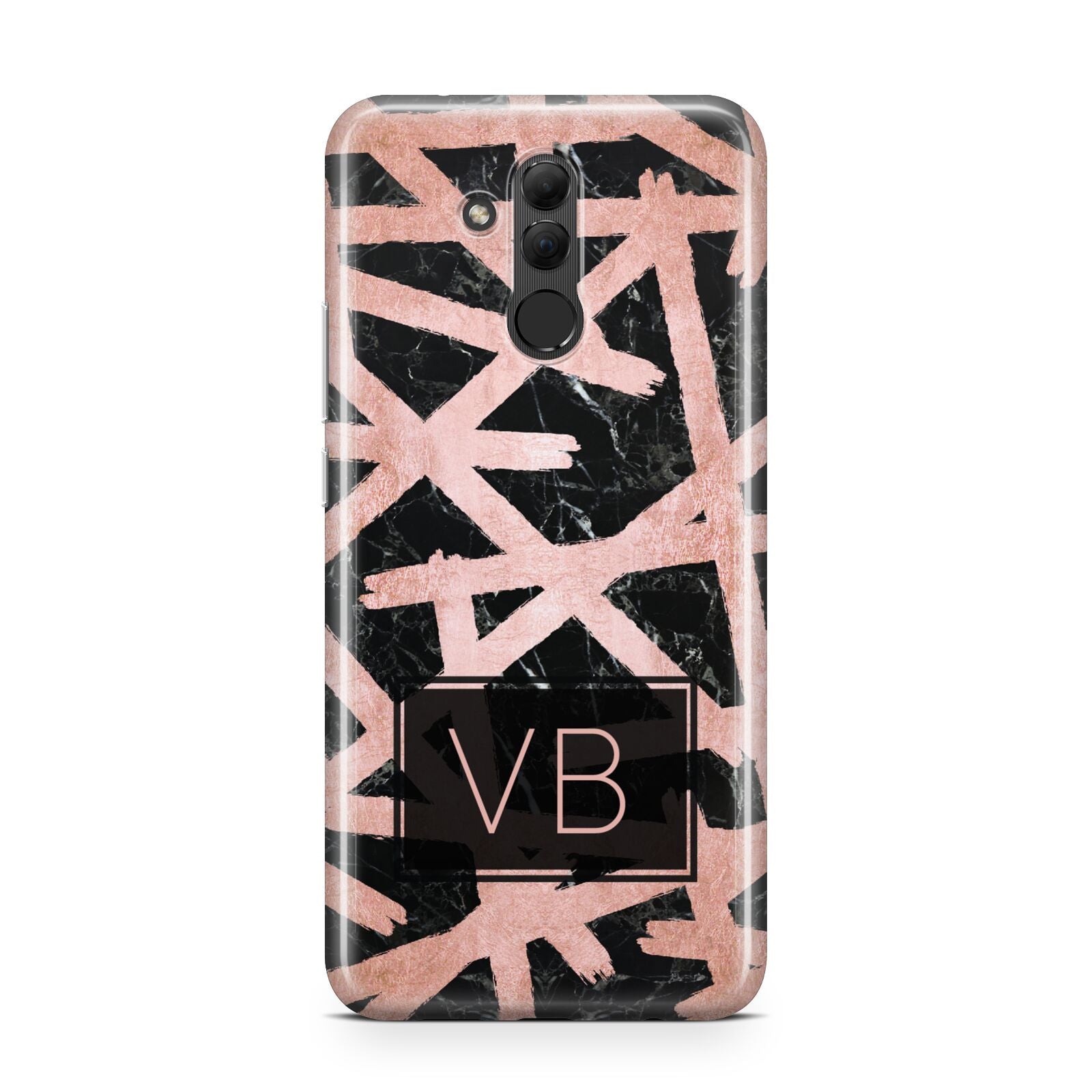 Personalised Rose Gold Effect Huawei Mate 20 Lite