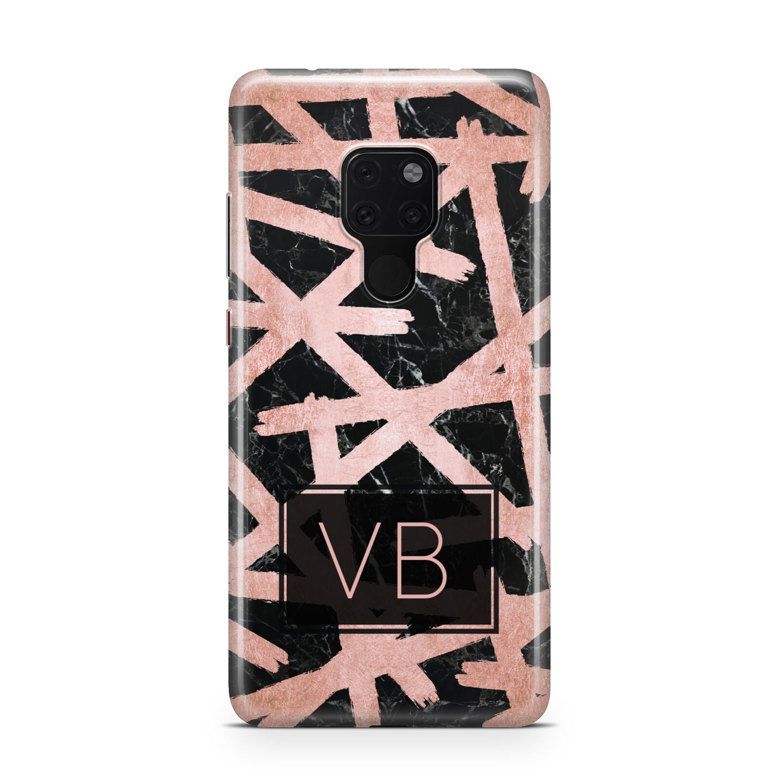 Personalised Rose Gold Effect Huawei Mate 20 Phone Case