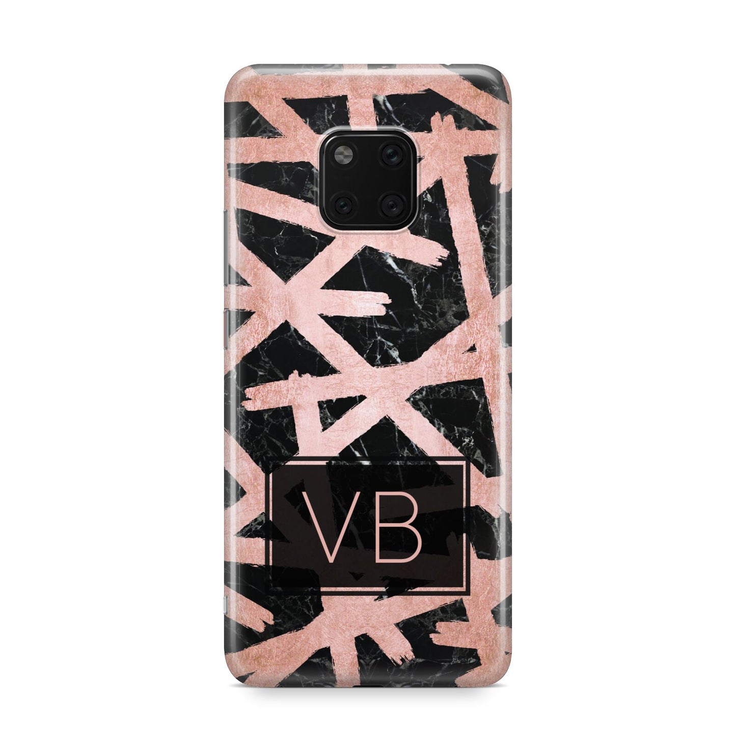 Personalised Rose Gold Effect Huawei Mate 20 Pro Phone Case