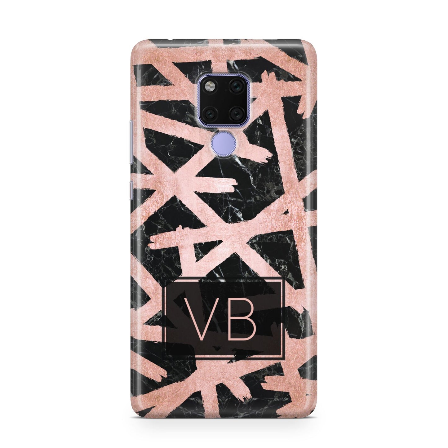 Personalised Rose Gold Effect Huawei Mate 20X Phone Case