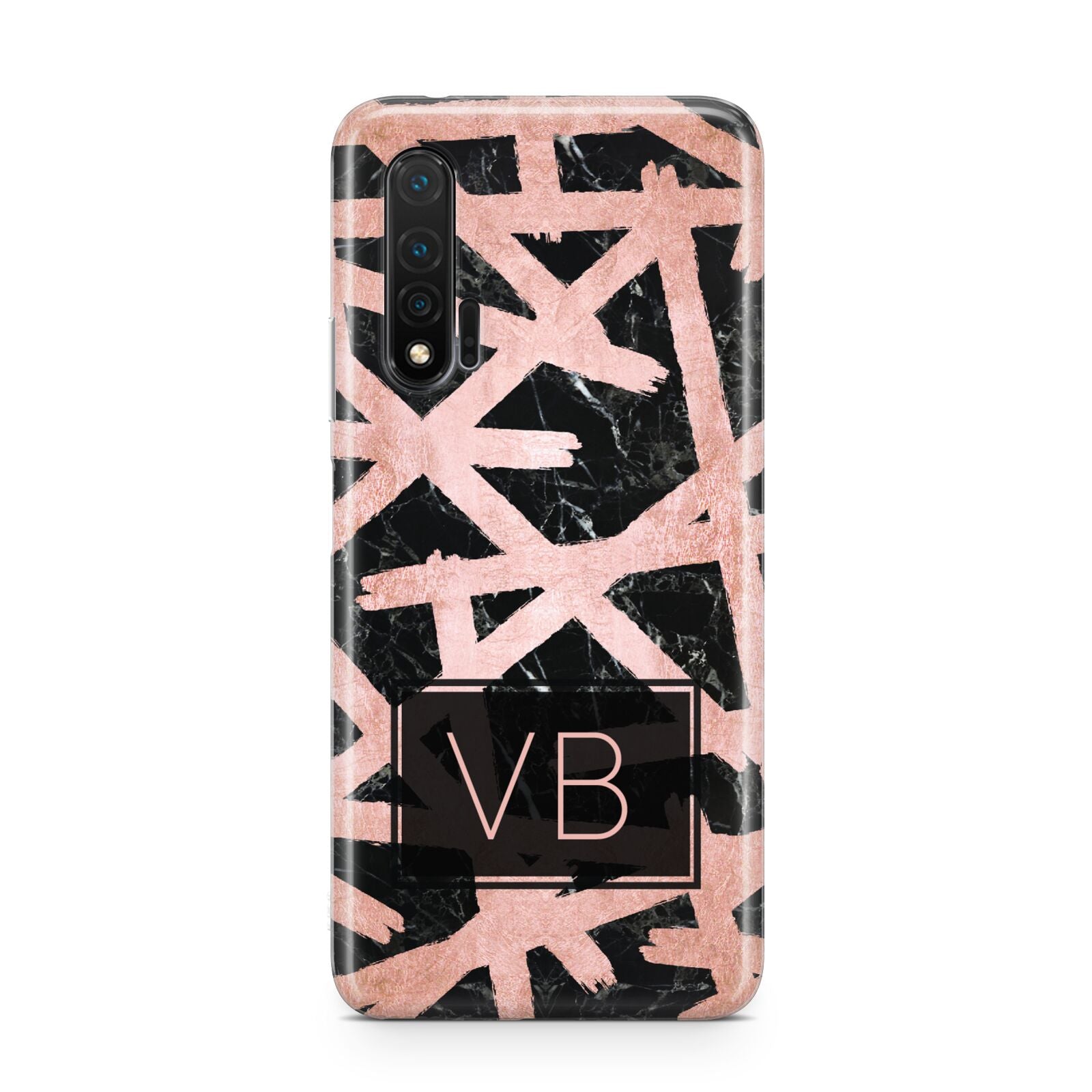 Personalised Rose Gold Effect Huawei Nova 6 Phone Case