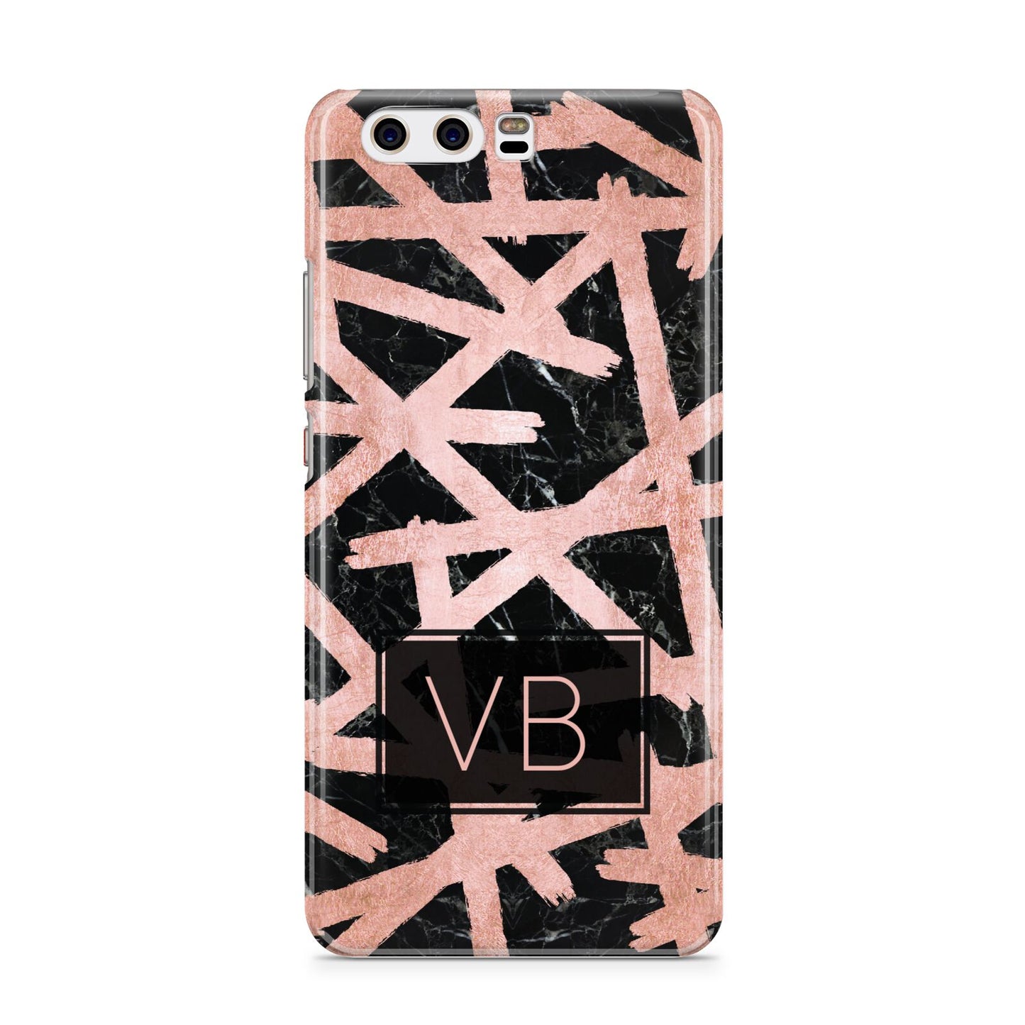 Personalised Rose Gold Effect Huawei P10 Phone Case