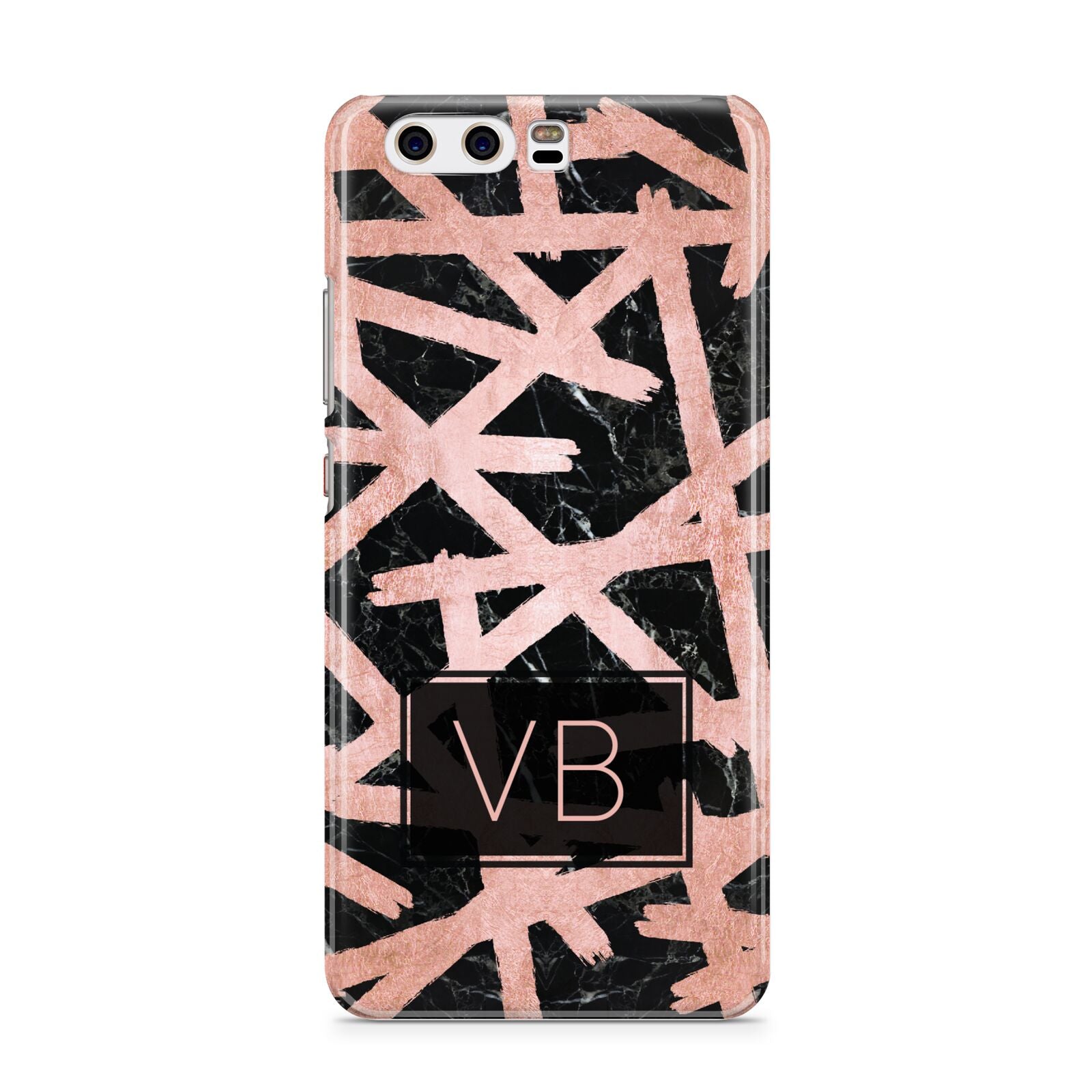 Personalised Rose Gold Effect Huawei P10 Phone Case