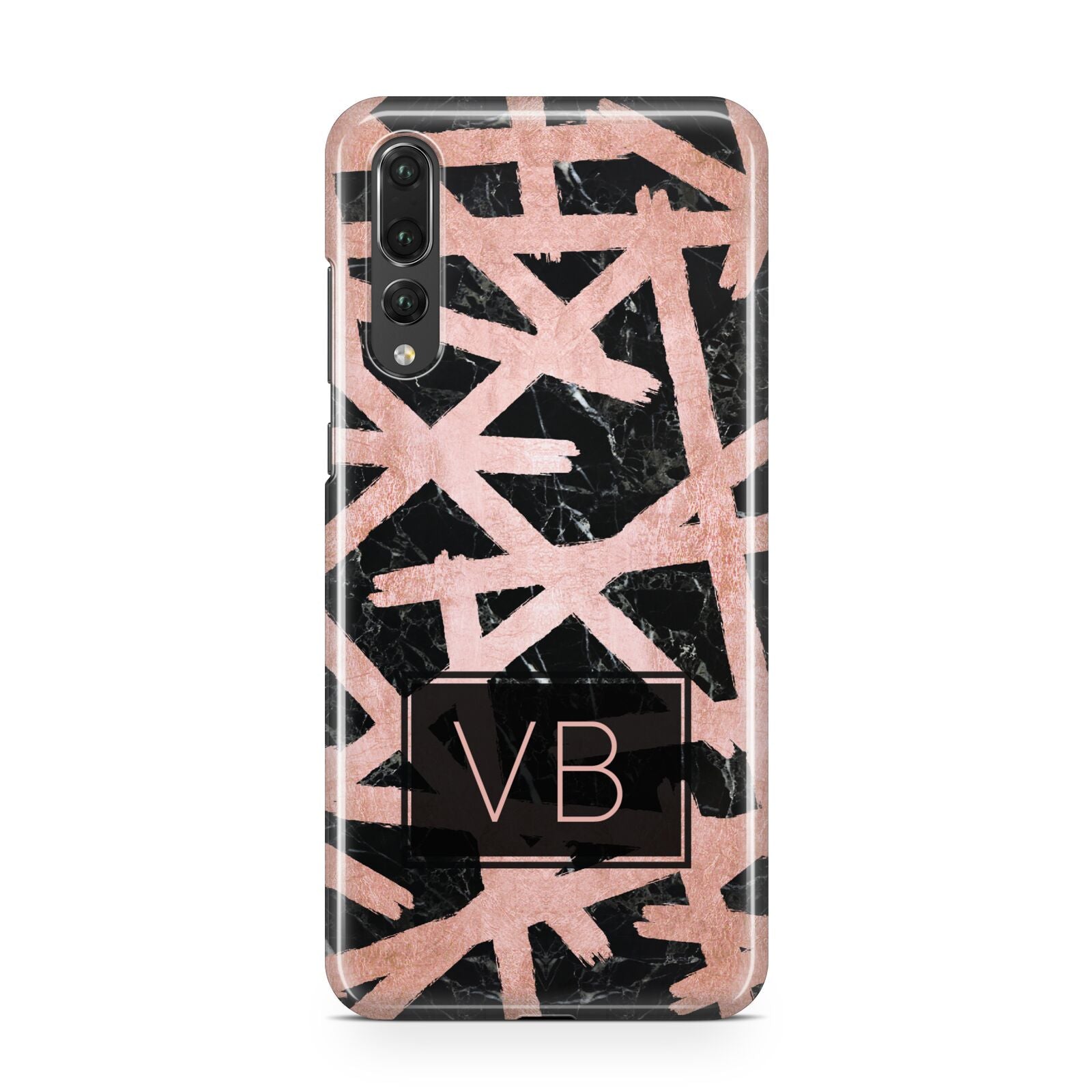 Personalised Rose Gold Effect Huawei P20 Pro Phone Case
