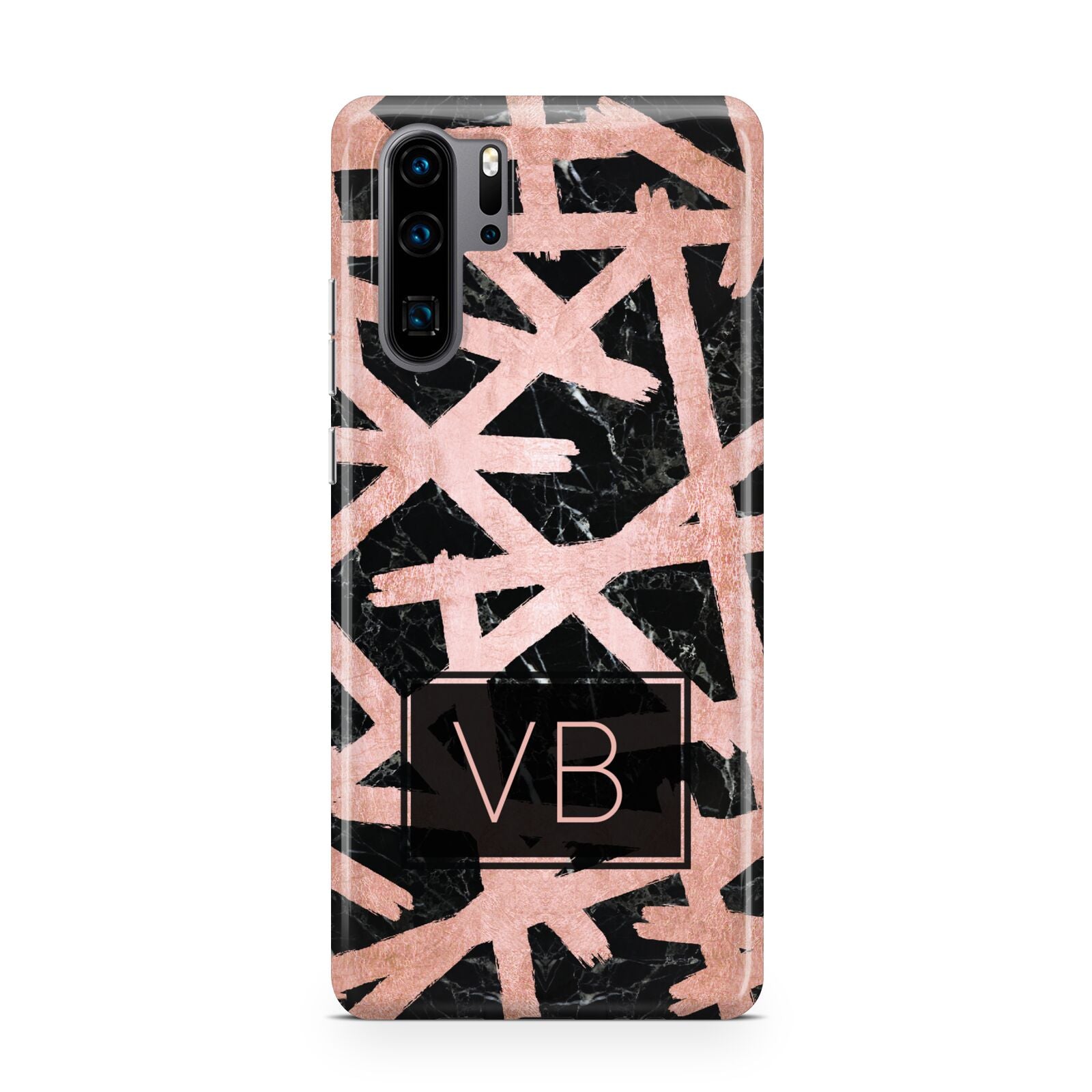 Personalised Rose Gold Effect Huawei P30 Pro Phone Case
