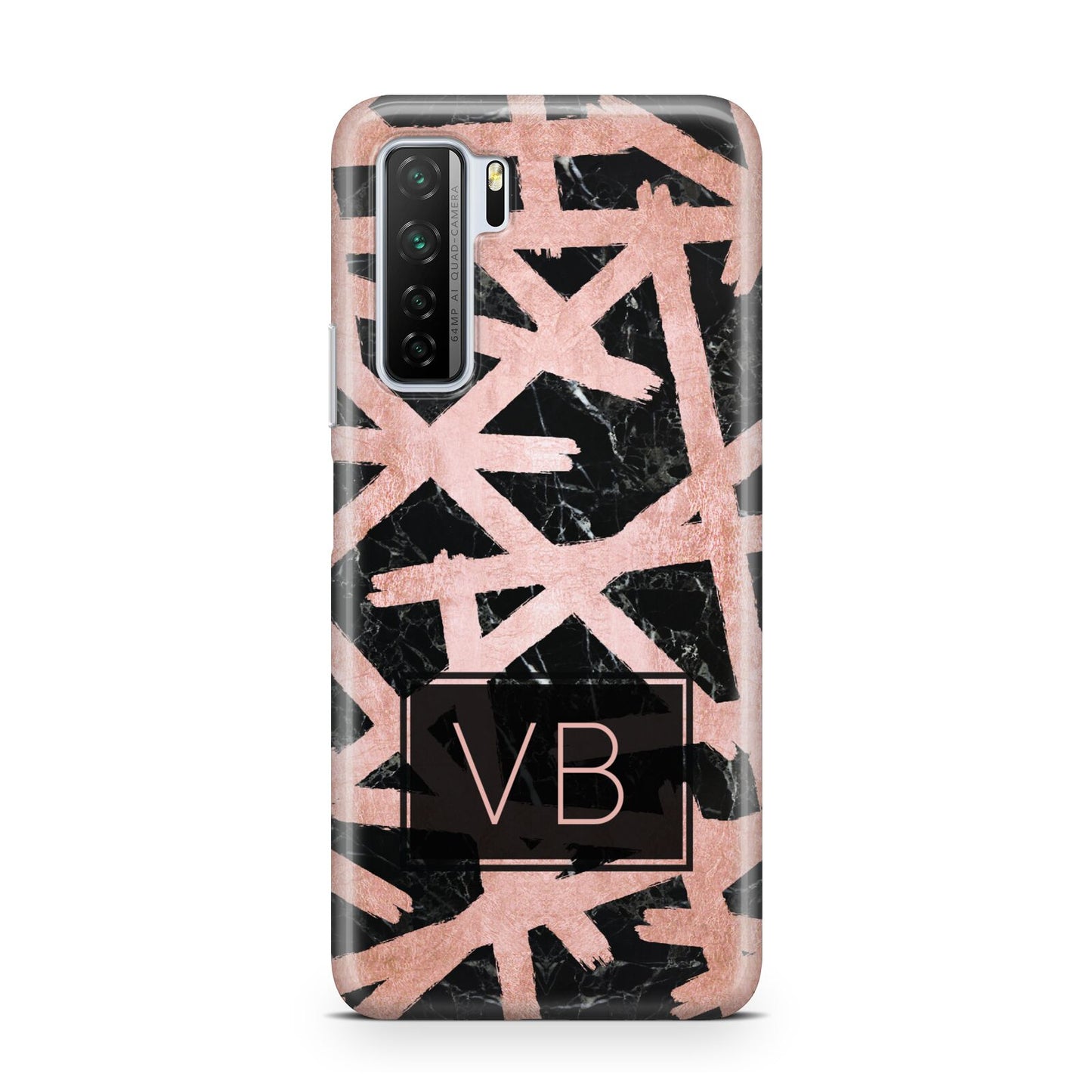 Personalised Rose Gold Effect Huawei P40 Lite 5G Phone Case
