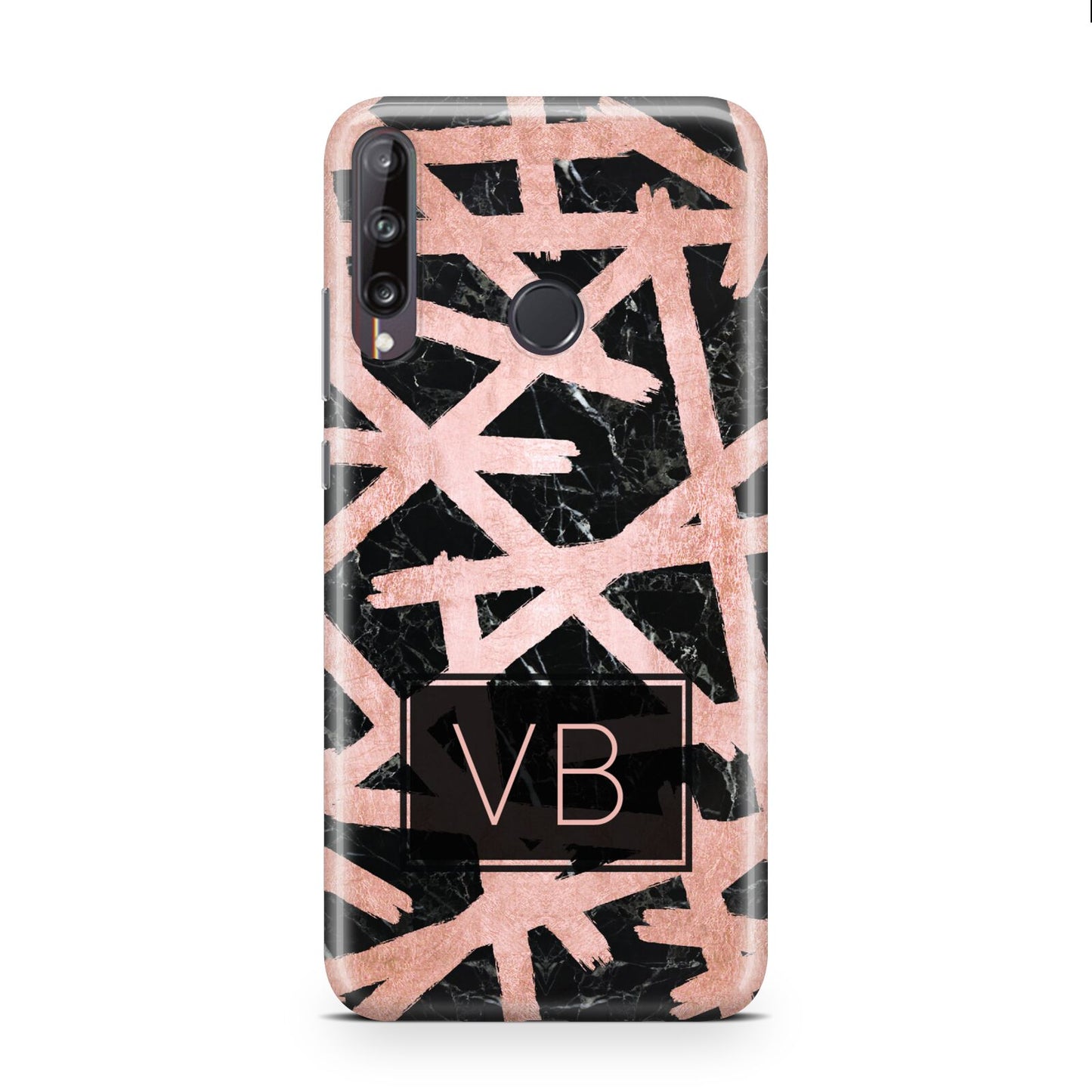 Personalised Rose Gold Effect Huawei P40 Lite E Phone Case