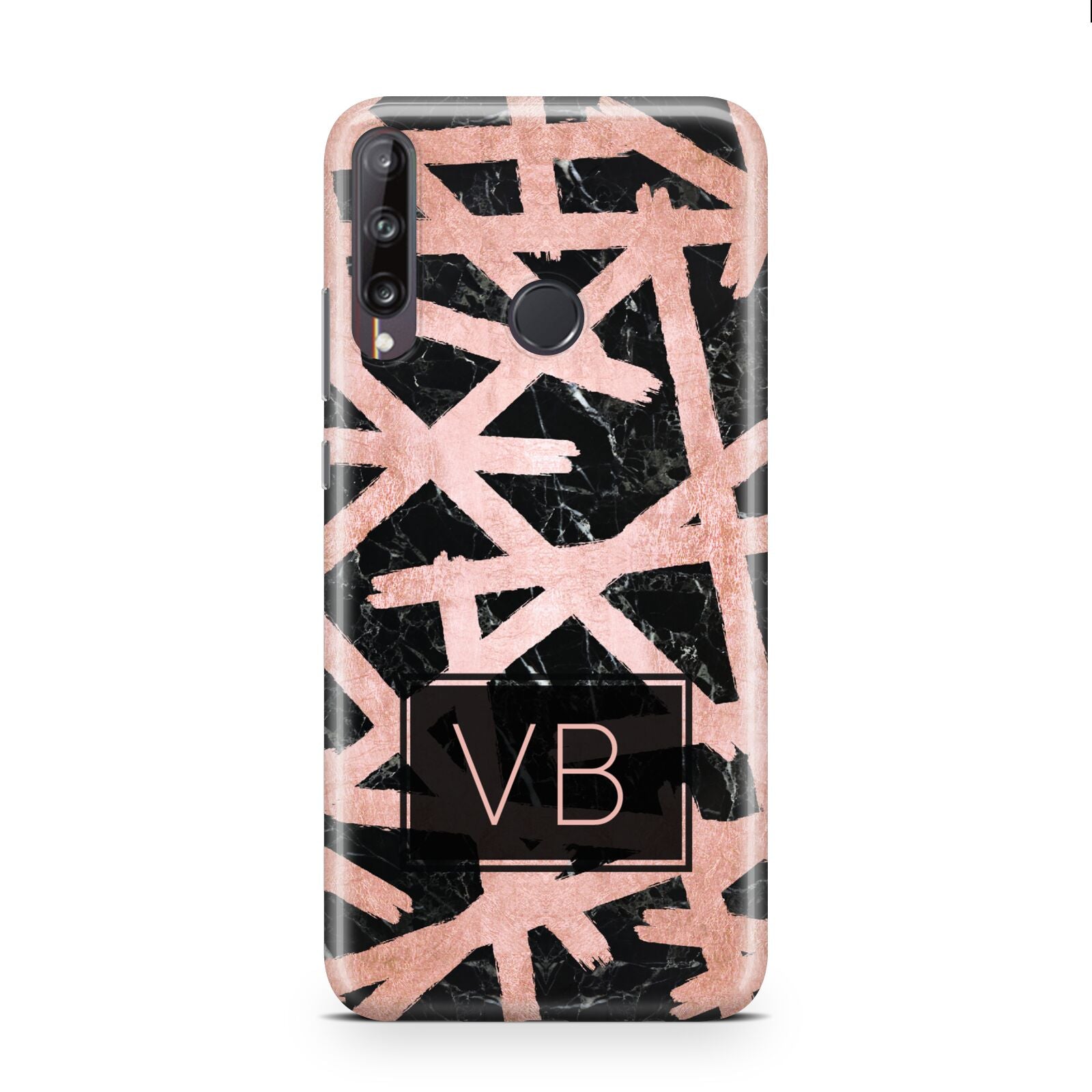 Personalised Rose Gold Effect Huawei P40 Lite E Phone Case