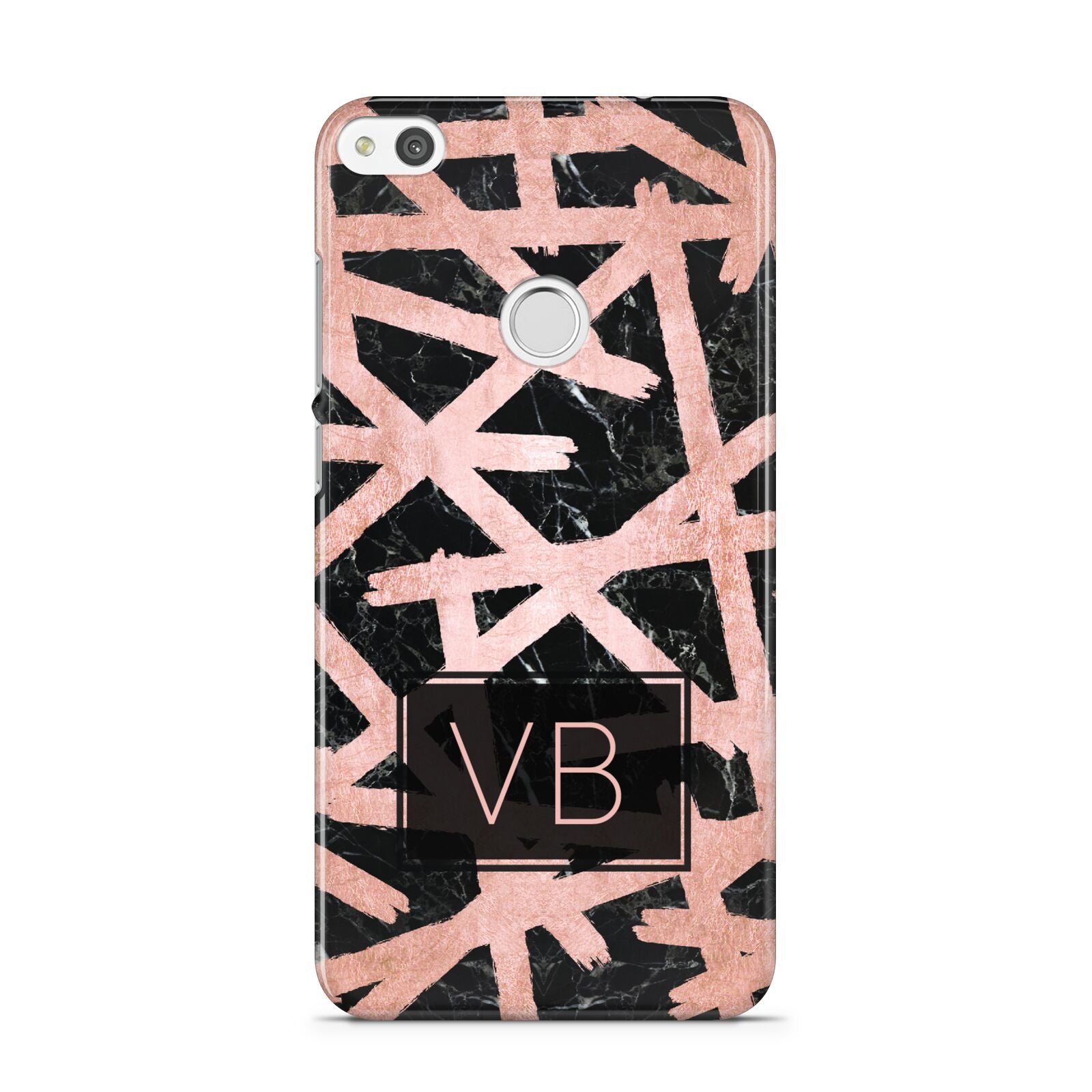 Personalised Rose Gold Effect Huawei P8 Lite Case