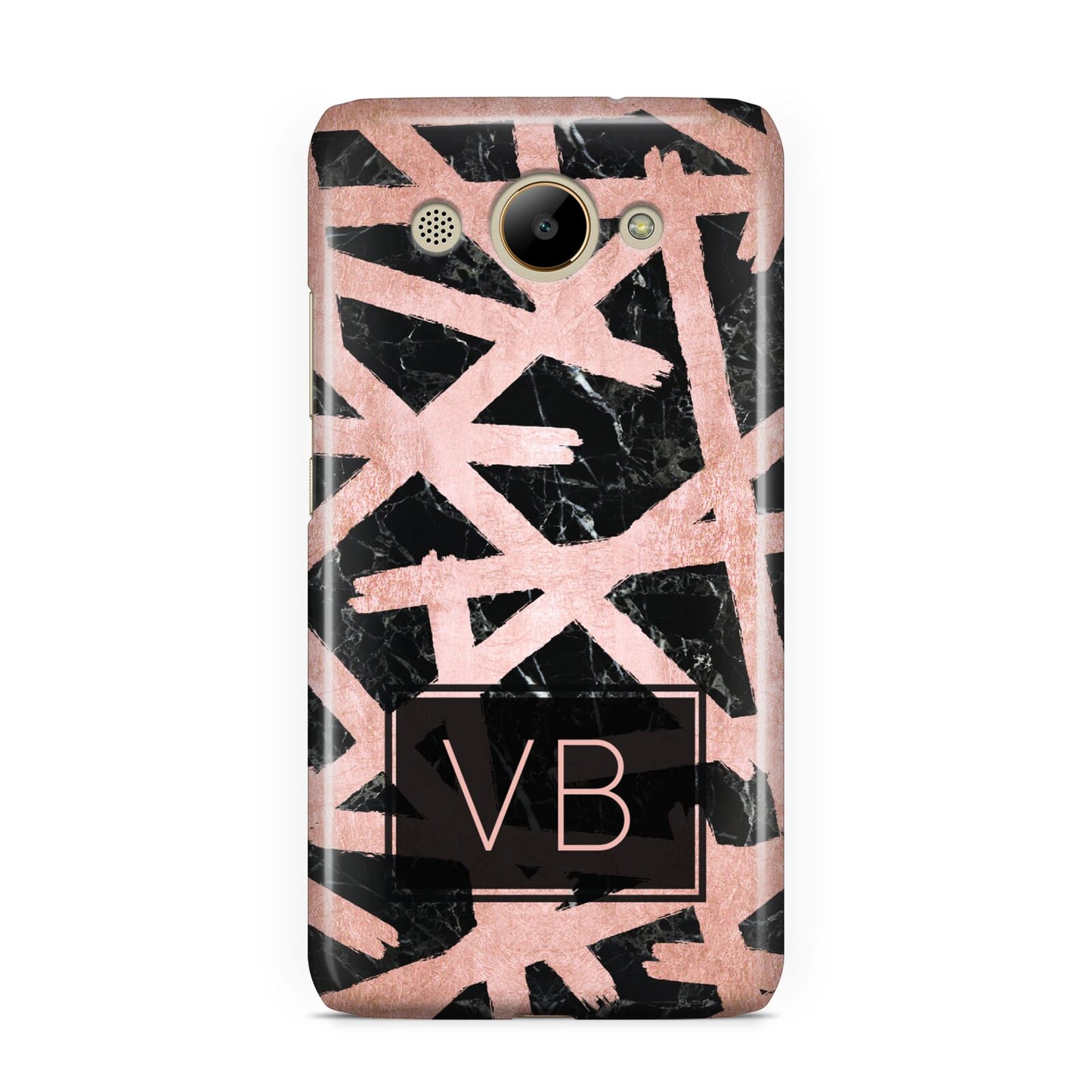 Personalised Rose Gold Effect Huawei Y3 2017