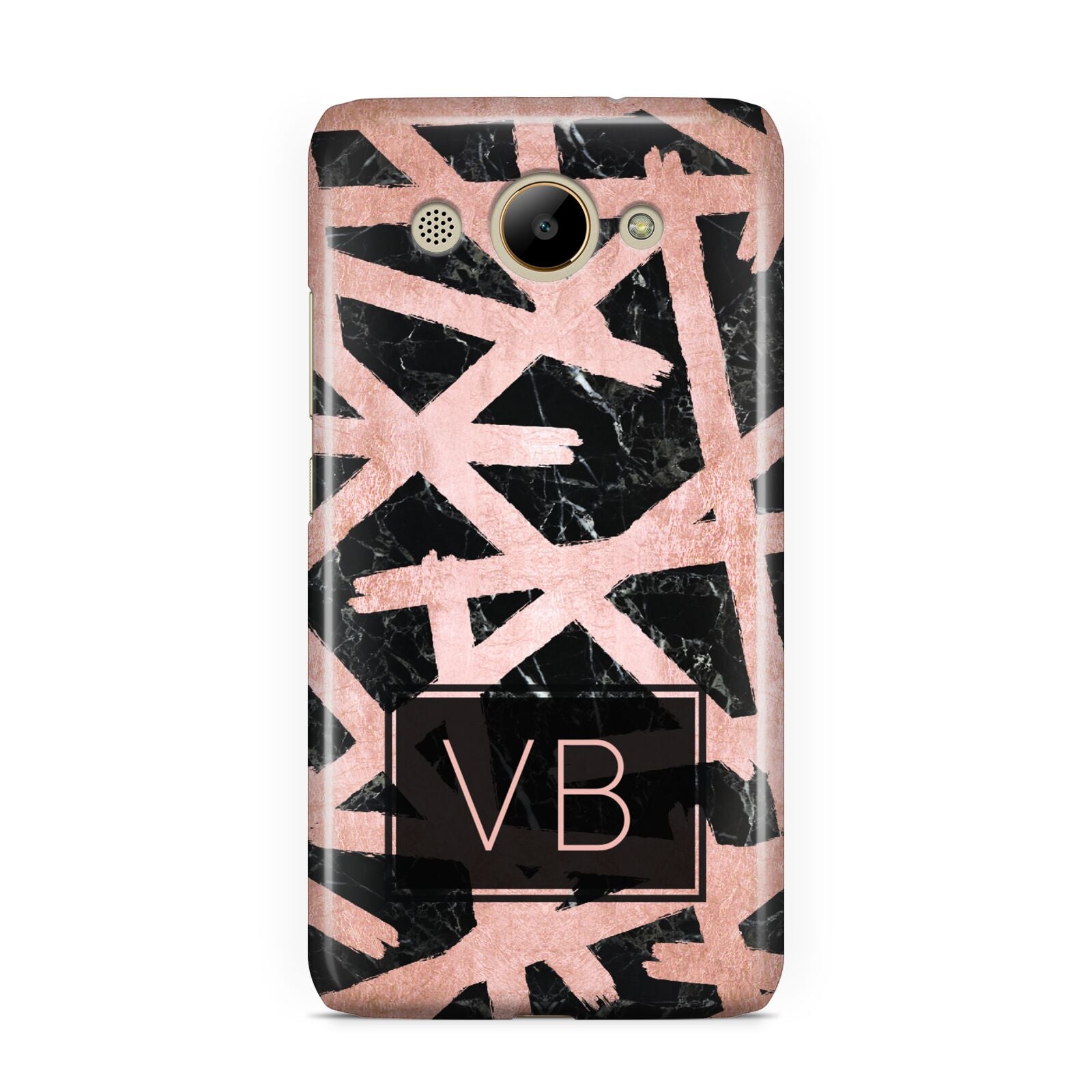 Personalised Rose Gold Effect Huawei Y3 2017