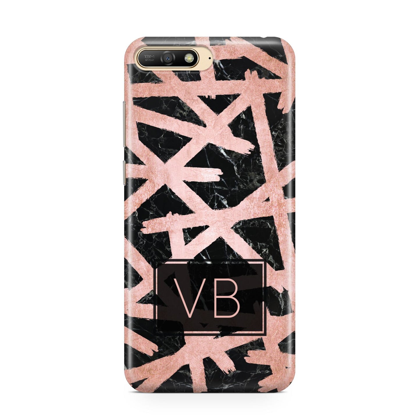 Personalised Rose Gold Effect Huawei Y6 2018