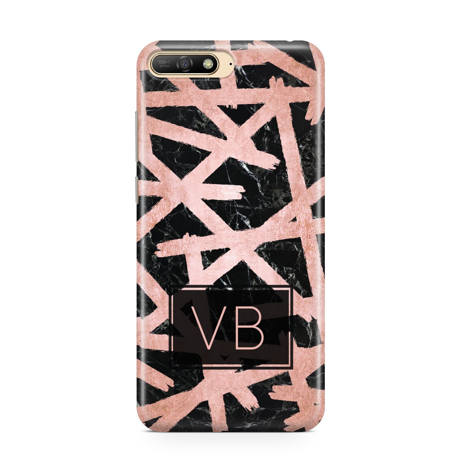 Personalised Rose Gold Effect Huawei Y6 2018