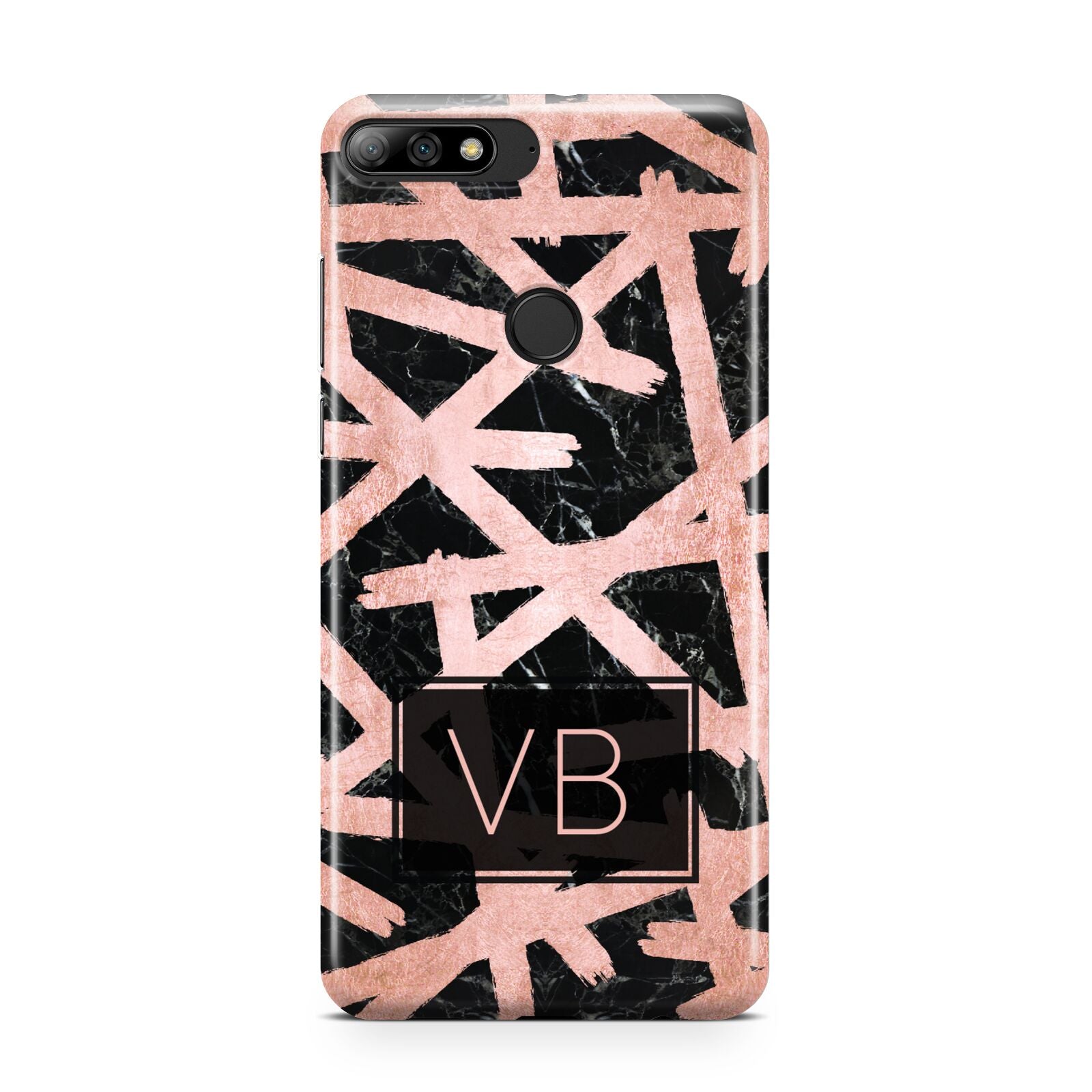 Personalised Rose Gold Effect Huawei Y7 2018