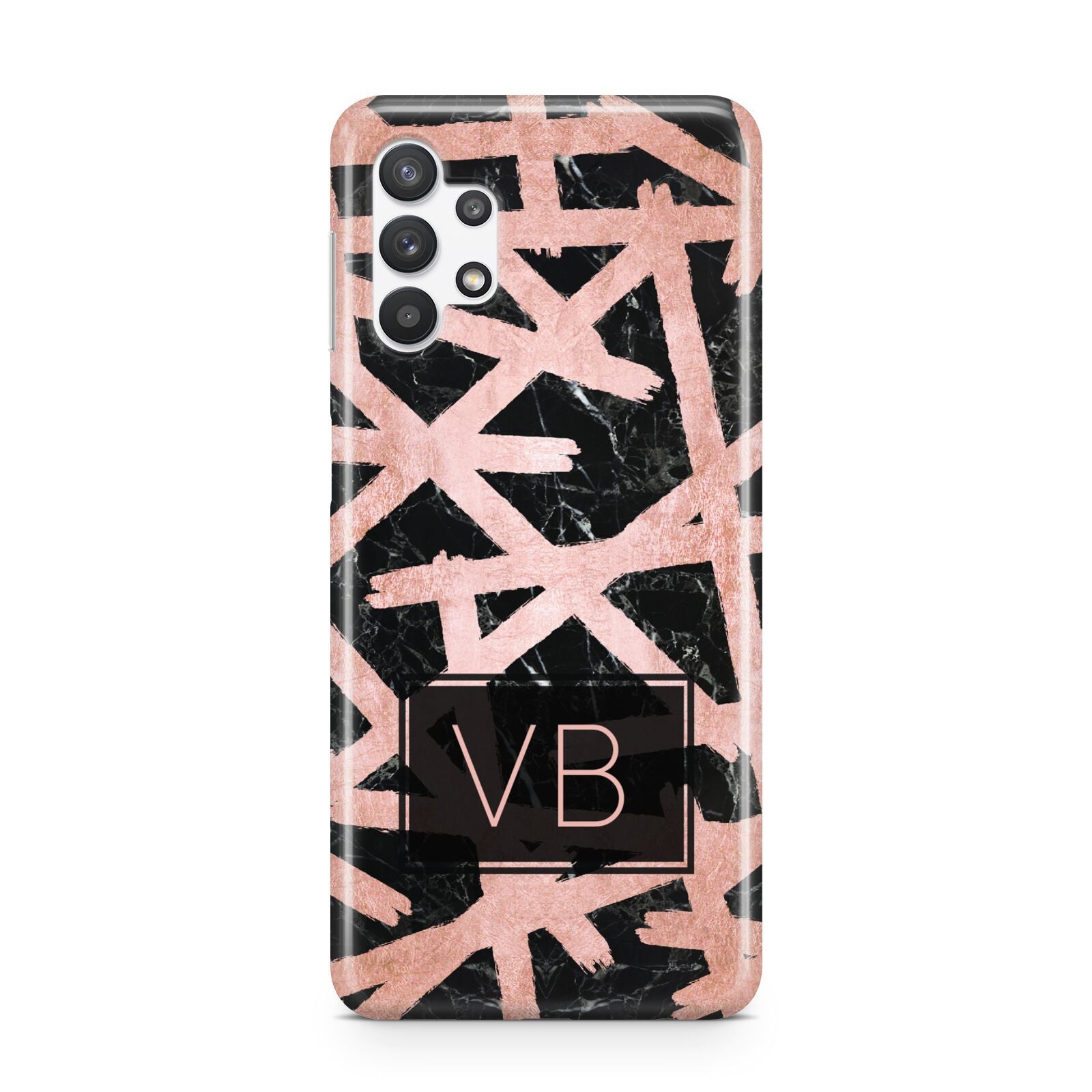 Personalised Rose Gold Effect Samsung A32 5G Case
