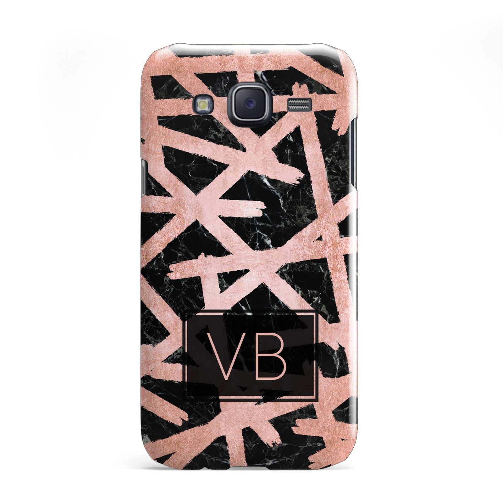 Personalised Rose Gold Effect Samsung Galaxy J5 Case