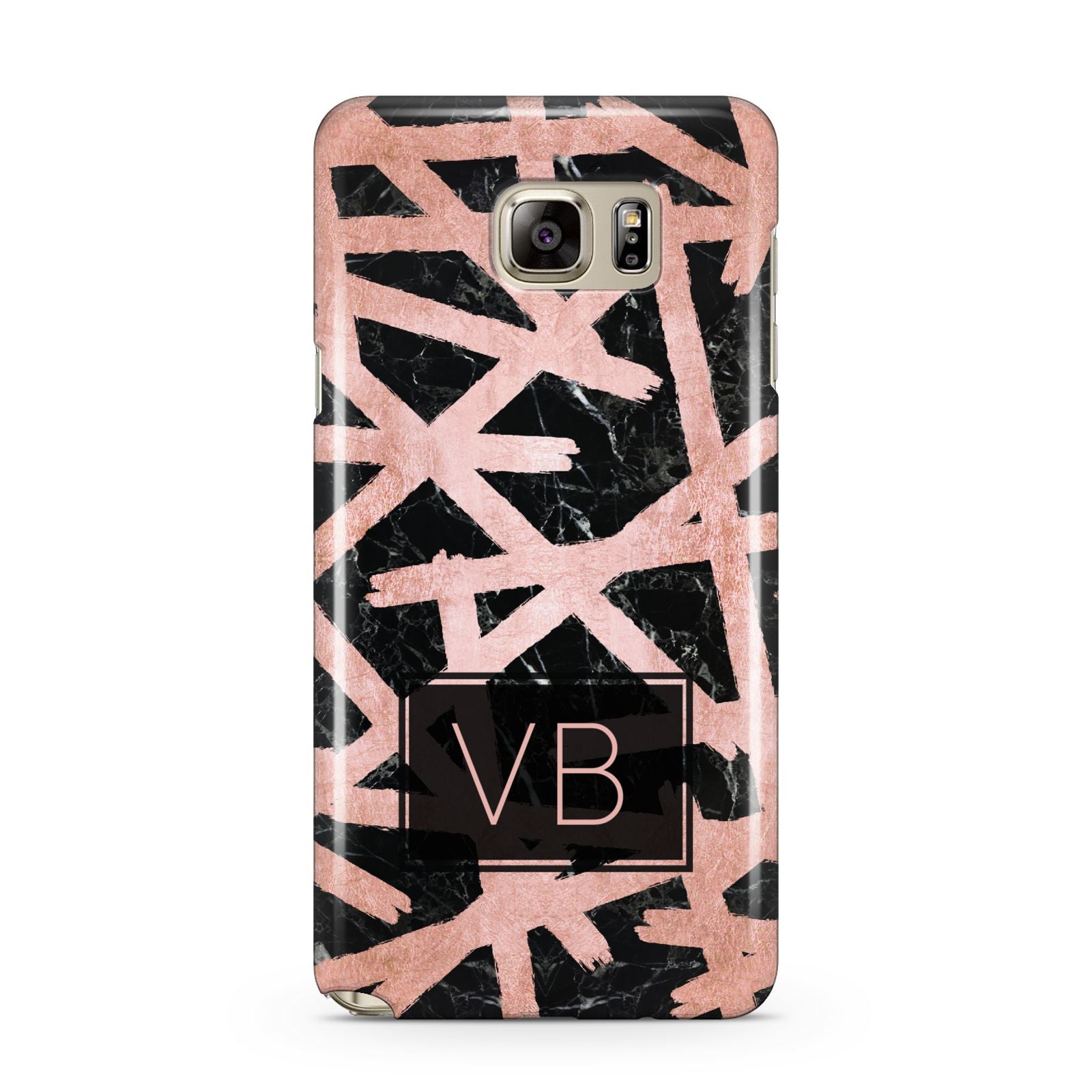 Personalised Rose Gold Effect Samsung Galaxy Note 5 Case