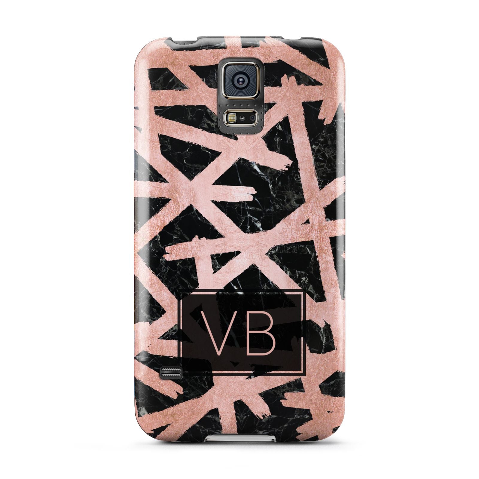 Personalised Rose Gold Effect Samsung Galaxy S5 Case