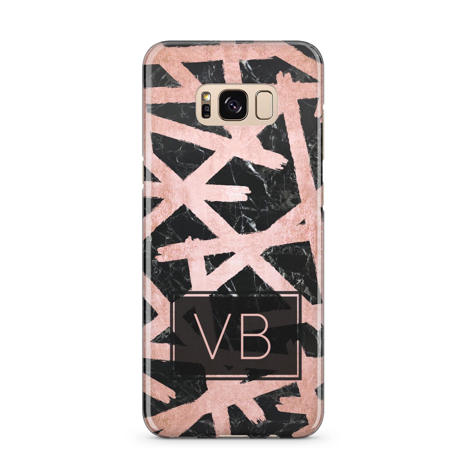 Personalised Rose Gold Effect Samsung Galaxy S8 Plus Case