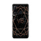Personalised Rose Gold Geometric Initials Huawei P20 Lite 5G Phone Case