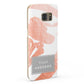 Personalised Rose Gold Leaf Name Samsung Galaxy Case Fourty Five Degrees