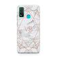 Personalised Rose Gold Marble Initials Huawei P Smart 2020