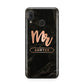 Personalised Rose Gold Mr Surname Marble Huawei Nova 3 Phone Case