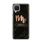 Personalised Rose Gold Mr Surname Marble Samsung M12 Case