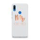 Personalised Rose Gold Mr Surname On Grey Huawei P Smart Z