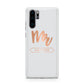Personalised Rose Gold Mr Surname On Grey Huawei P30 Pro Phone Case