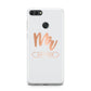 Personalised Rose Gold Mr Surname On Grey Huawei Y9 2018