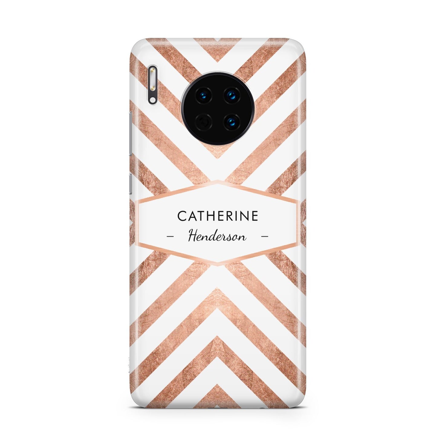 Personalised Rose Gold Name Or Initials Custom Huawei Mate 30