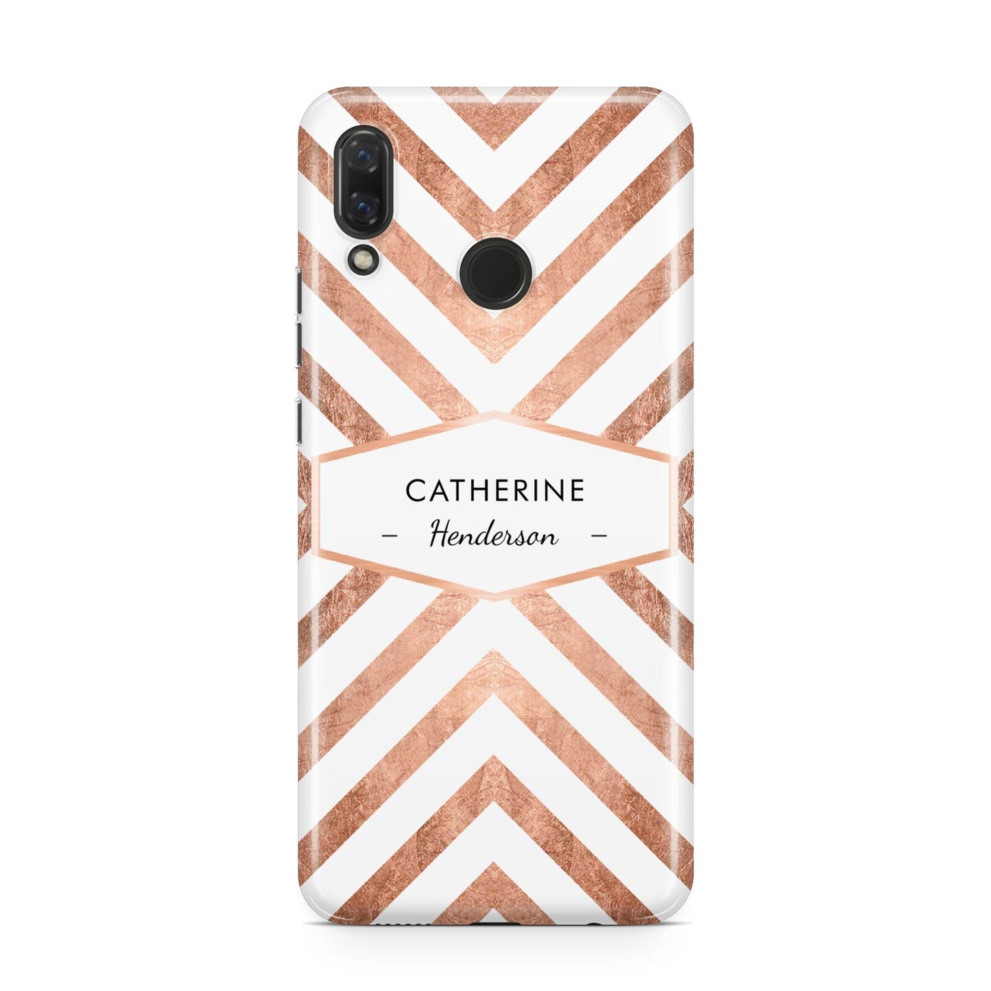 Personalised Rose Gold Name Or Initials Custom Huawei Nova 3 Phone Case