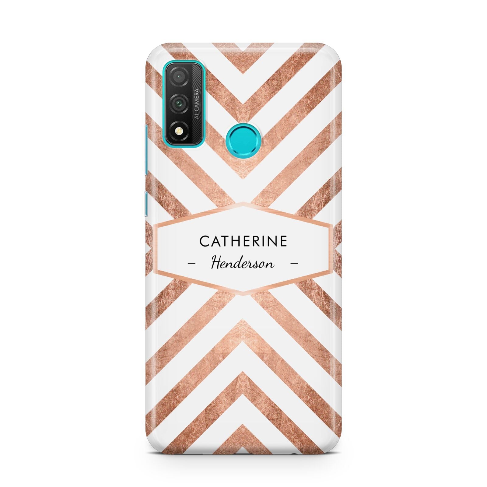 Personalised Rose Gold Name Or Initials Custom Huawei P Smart 2020