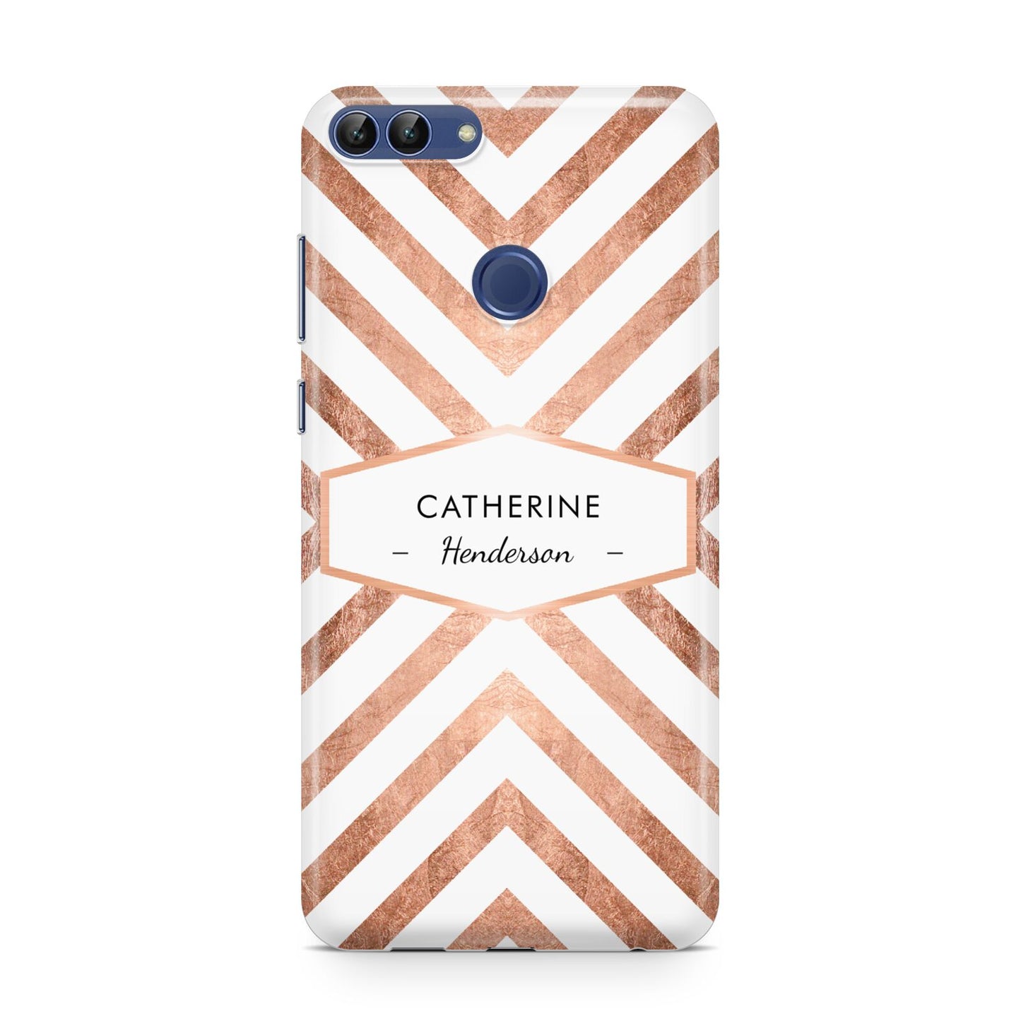 Personalised Rose Gold Name Or Initials Custom Huawei P Smart Case