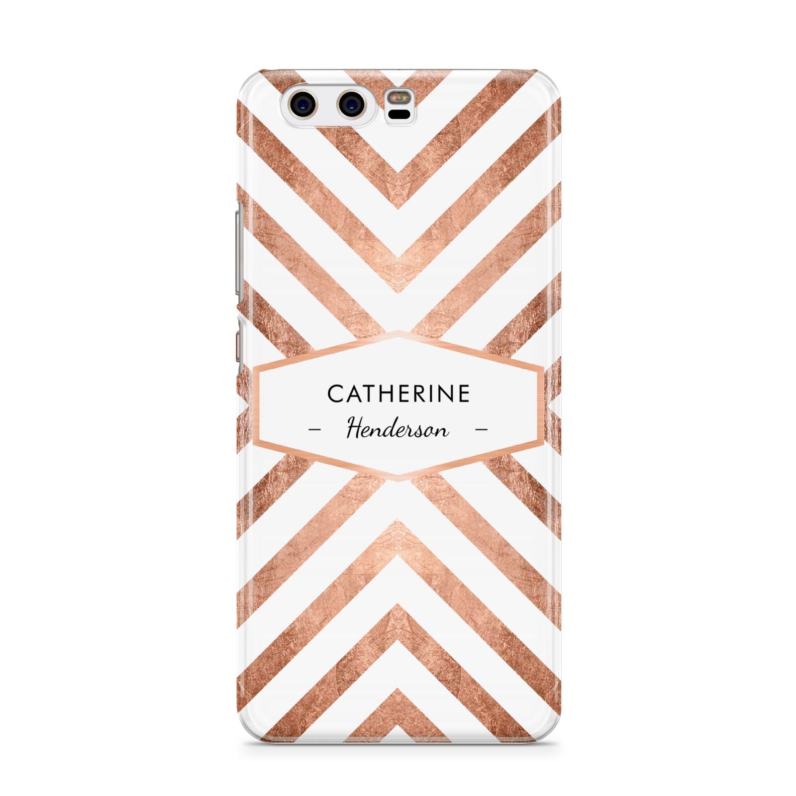 Personalised Rose Gold Name Or Initials Custom Huawei P10 Phone Case