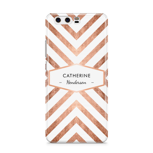 Personalised Rose Gold Name Or Initials Custom Huawei P10 Phone Case