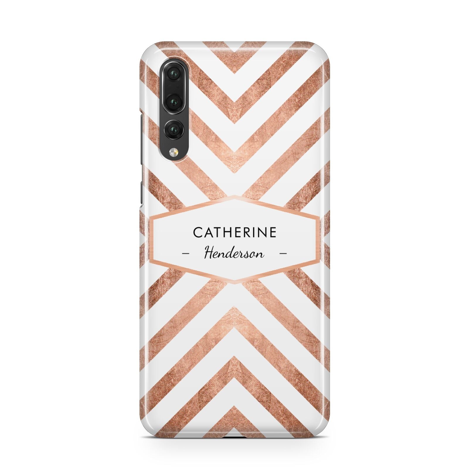 Personalised Rose Gold Name Or Initials Custom Huawei P20 Pro Phone Case