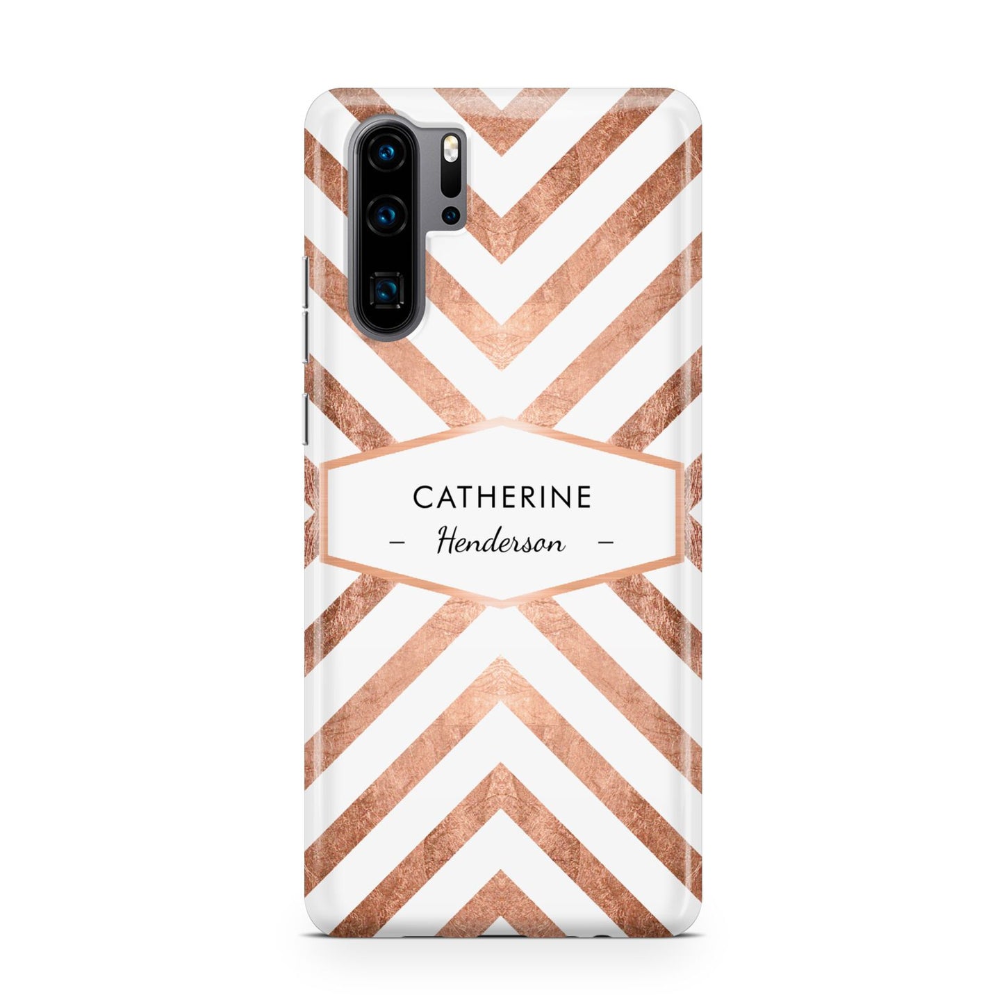 Personalised Rose Gold Name Or Initials Custom Huawei P30 Pro Phone Case