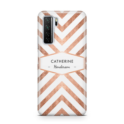 Personalised Rose Gold Name Or Initials Custom Huawei P40 Lite 5G Phone Case