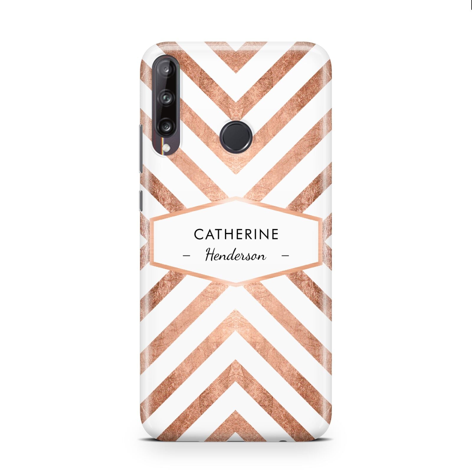 Personalised Rose Gold Name Or Initials Custom Huawei P40 Lite E Phone Case