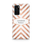 Personalised Rose Gold Name Or Initials Custom Huawei P40 Phone Case
