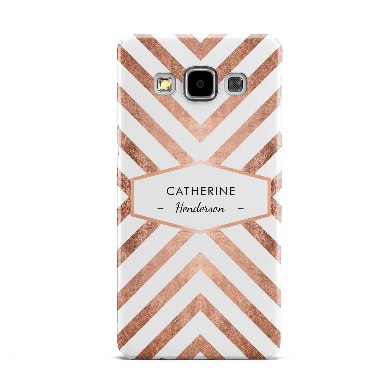 Personalised Rose Gold Name Or Initials Custom Samsung Galaxy A5 Case