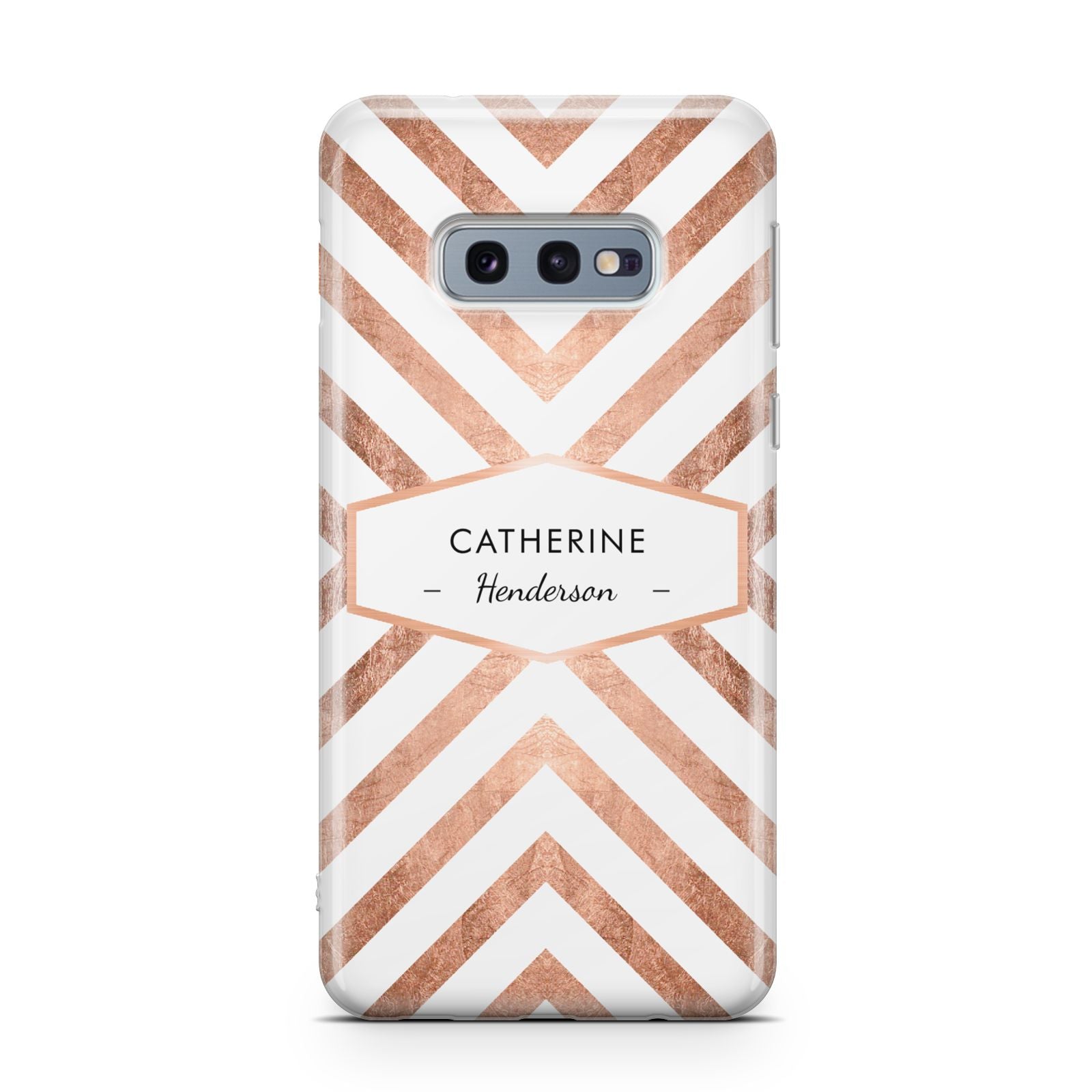 Personalised Rose Gold Name Or Initials Custom Samsung Galaxy S10E Case