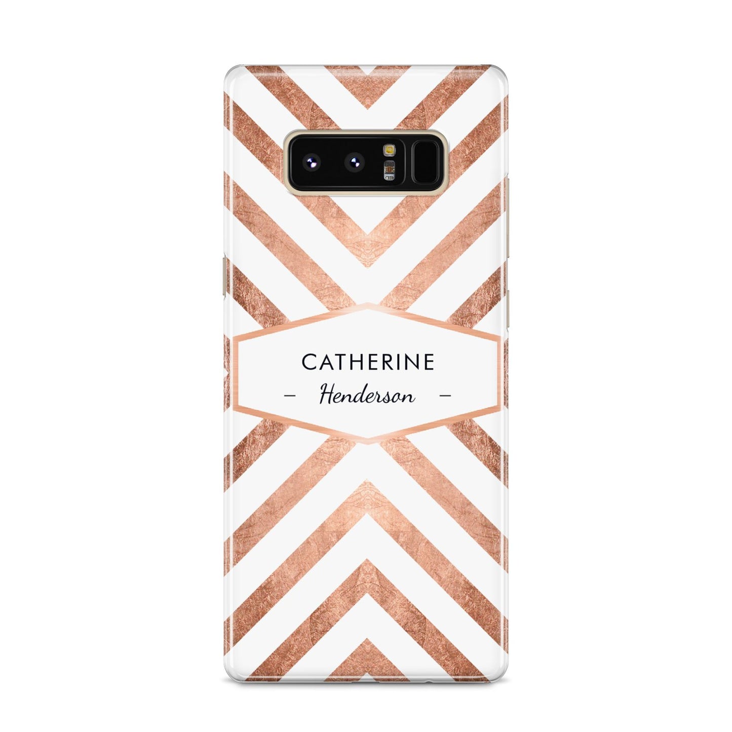 Personalised Rose Gold Name Or Initials Custom Samsung Galaxy S8 Case