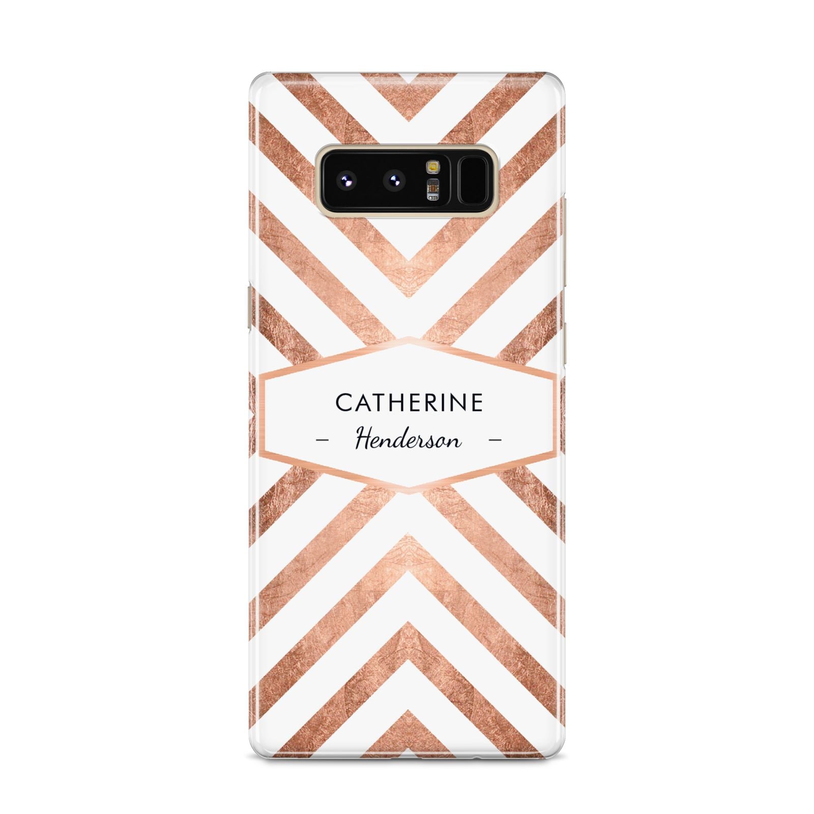 Personalised Rose Gold Name Or Initials Custom Samsung Galaxy S8 Case