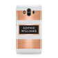 Personalised Rose Gold Name Text Initials Huawei Mate 10 Protective Phone Case