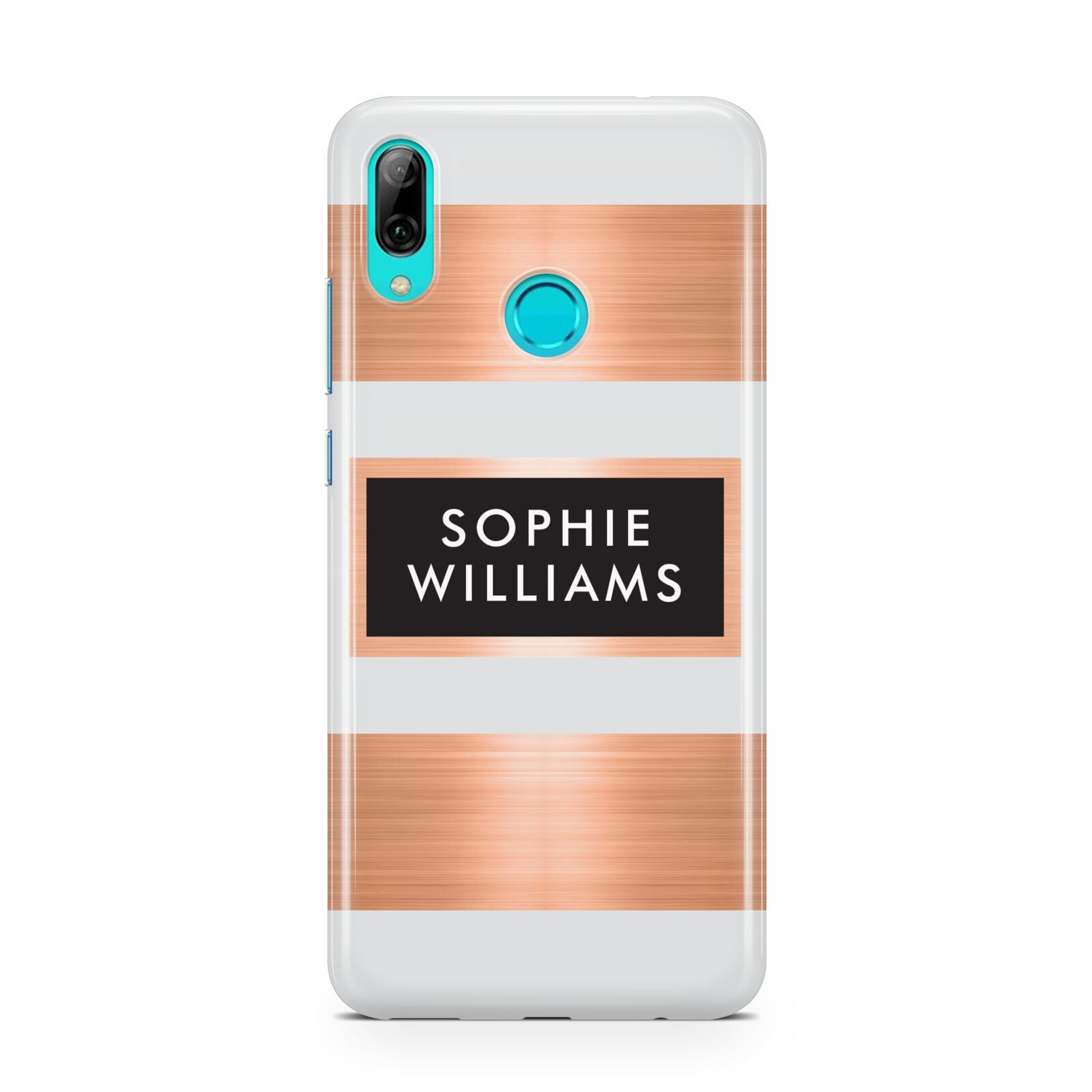 Personalised Rose Gold Name Text Initials Huawei P Smart 2019 Case