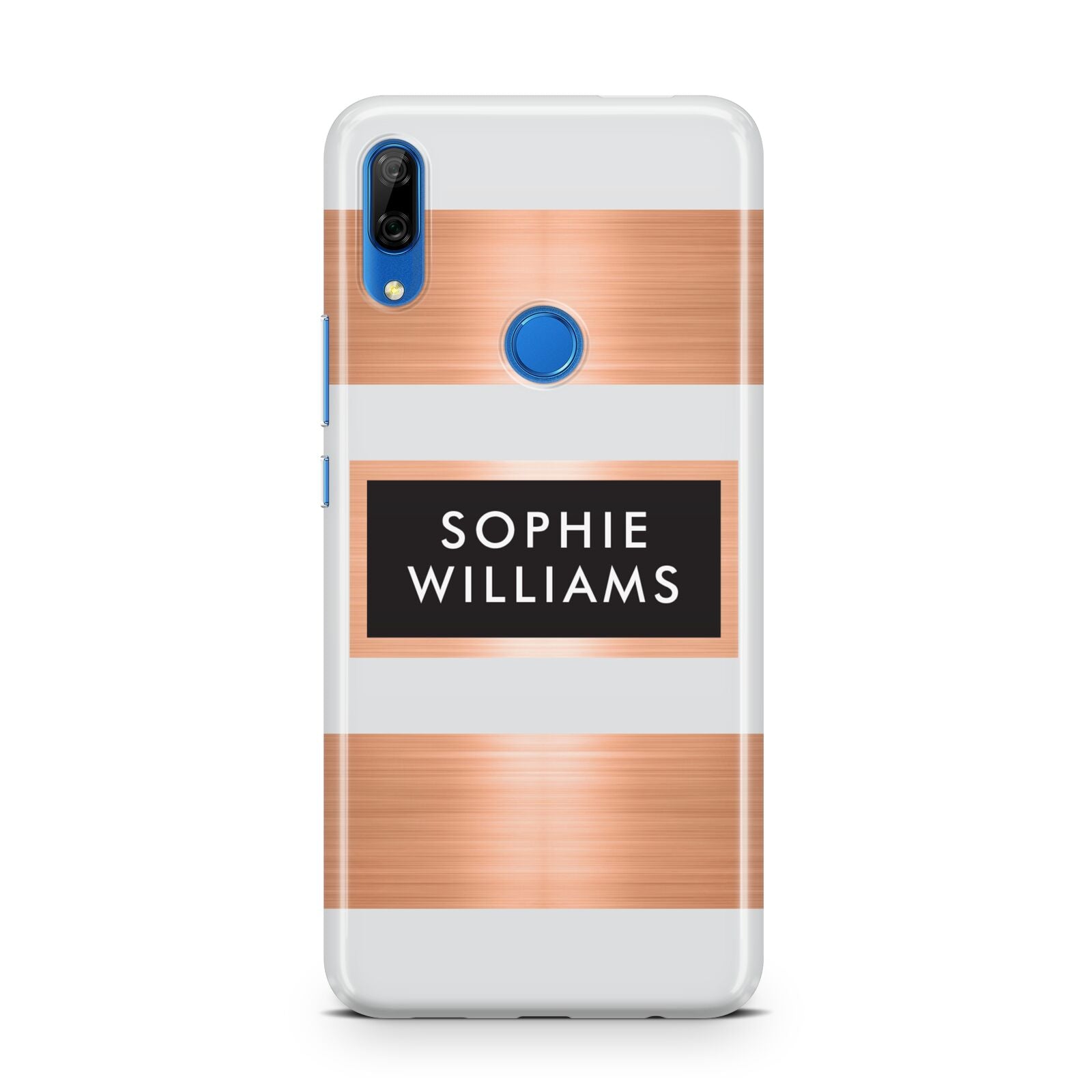 Personalised Rose Gold Name Text Initials Huawei P Smart Z