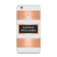 Personalised Rose Gold Name Text Initials Huawei P8 Lite Case